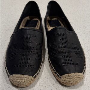 Tory Burch Black Espadrilles